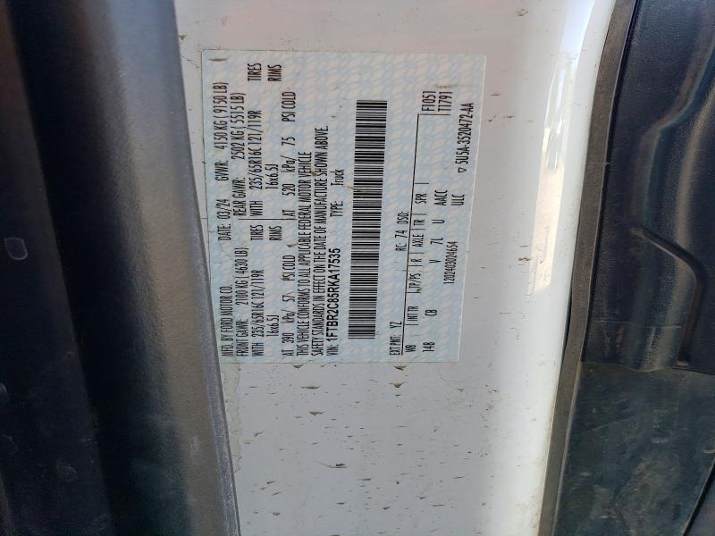 Aukcja sprzedaży 2024 Ford Transit, vin: 1FTBR2C85RKA17535, numer aukcji: 55817116