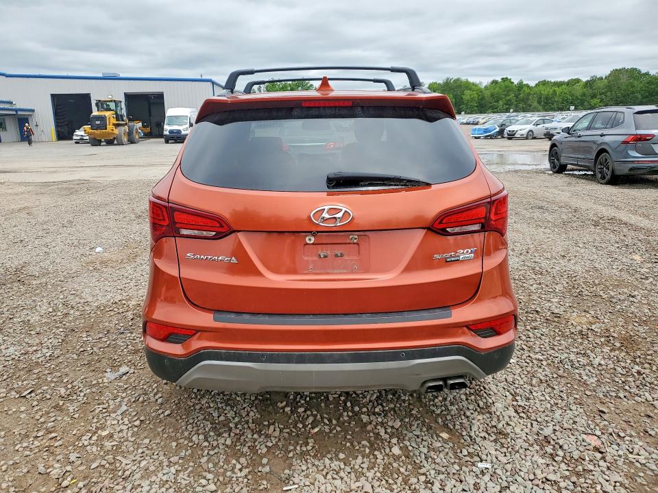 57385846 :رقم المزاد ، 5XYZWDLAXJG520719 vin ، 2018 Hyundai Santa Fe Sport مزاد بيع
