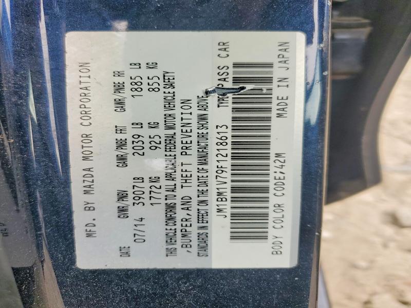 2016 Mazd Mazda3 Sport მანქანა იყიდება აუქციონზე, vin: JM1BM1V79F1218613, აუქციონის ნომერი: 57743896
