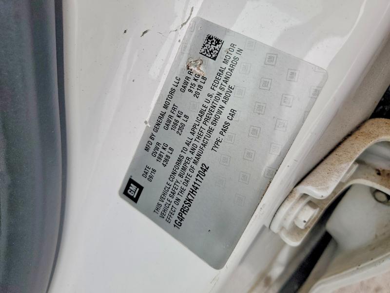 Aukcja sprzedaży 2017 Buick Verano, vin: 1G4PR5SK7H4117042, numer aukcji: 55712186