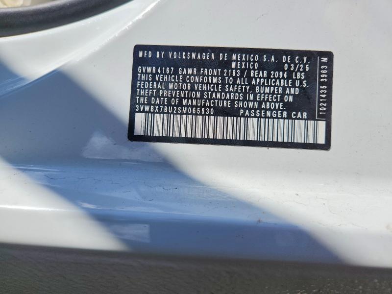 Продажа на аукционе авто 2025 Volkswagen Jetta, vin: 3VWBX7BU2SM065930, номер лота: 58292376