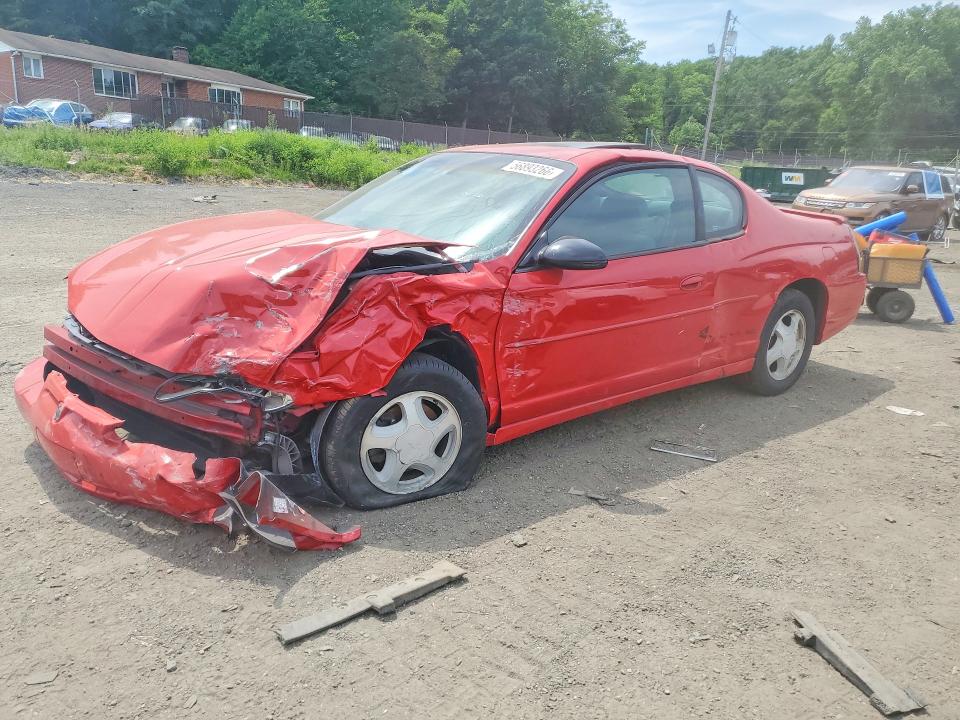 56893266 :رقم المزاد ، 2G1WX12K239306405 vin ، 2003 Chevrolet Monte Carlo مزاد بيع