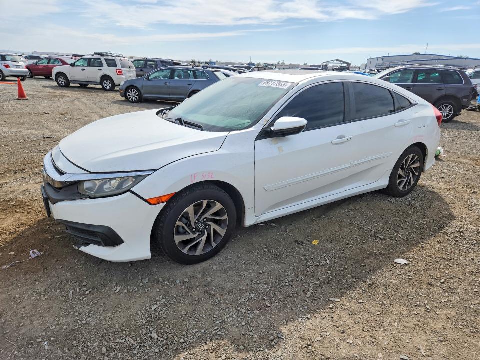 2018 Honda Civic მანქანა იყიდება აუქციონზე, vin: 19XFC2F73JE206438, აუქციონის ნომერი: 56717866