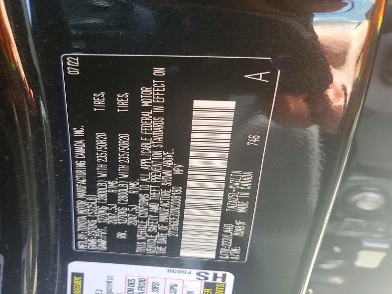 56964026 :رقم المزاد ، 2T2HGCEZ0NC008180 vin ، 2022 Lexus Nx مزاد بيع
