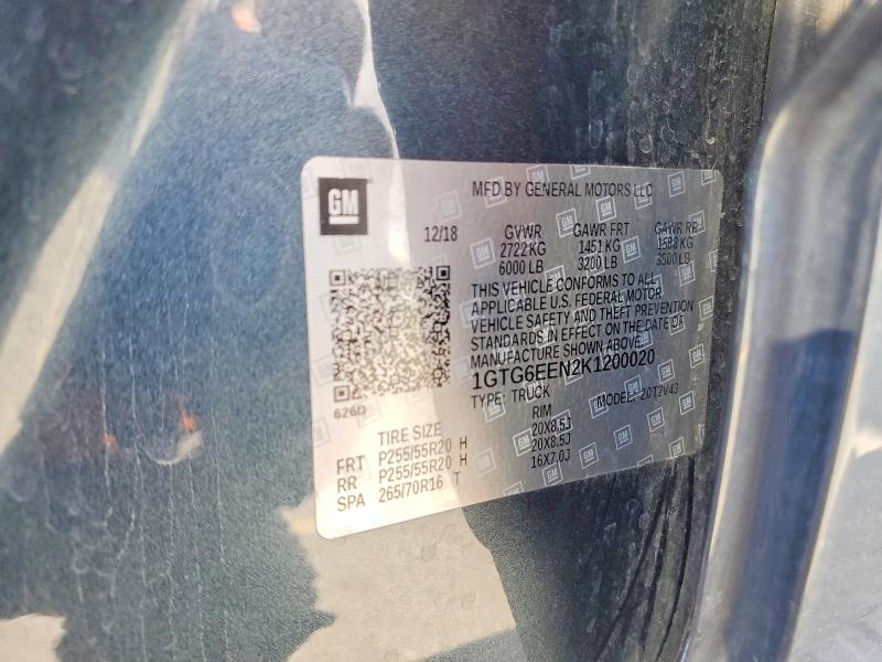 Aukcja sprzedaży 2019 Gmc Canyon, vin: 1GTG6EEN2K1200020, numer aukcji: 56496686