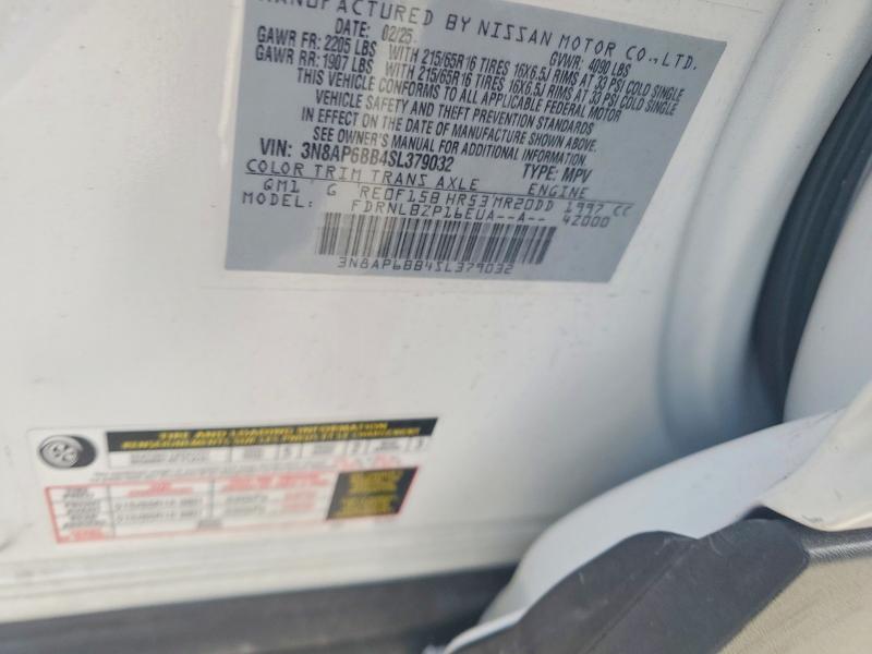 Продаж на аукціоні авто 2025 Nissan Kicks, vin: 3N8AP6BB4SL379032, номер лоту: 56356346