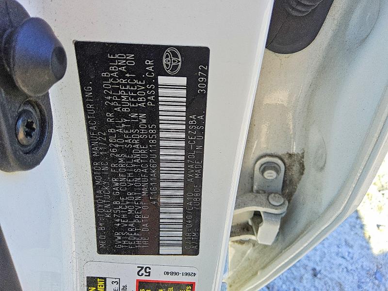Aukcja sprzedaży 2023 Toyota Camry, vin: 4T1G11AK6PU118585, numer aukcji: 56622686