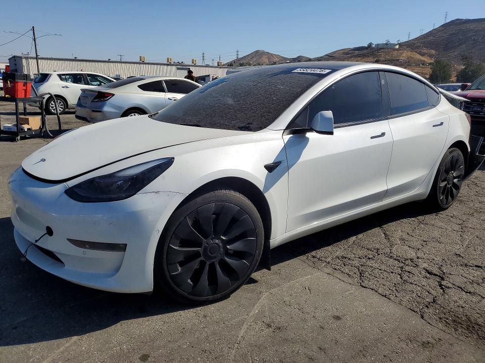 Auction sale of the 2022 Tesla Model 3, vin: 5YJ3E1EB2NF236611, lot number: 55824476