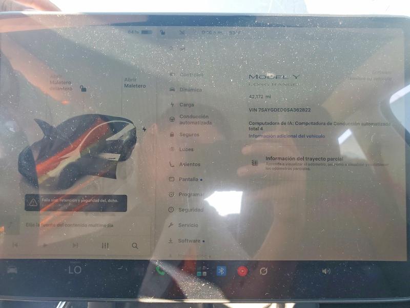 Продаж на аукціоні авто 2025 Tesla Model Y, vin: 7SAYGDED0SA362822, номер лоту: 56052436