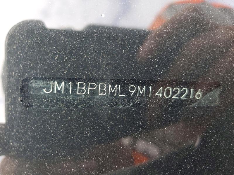 56771066 :رقم المزاد ، JM1BPBML9M1402216 vin ، 2021 Mazda 3 مزاد بيع