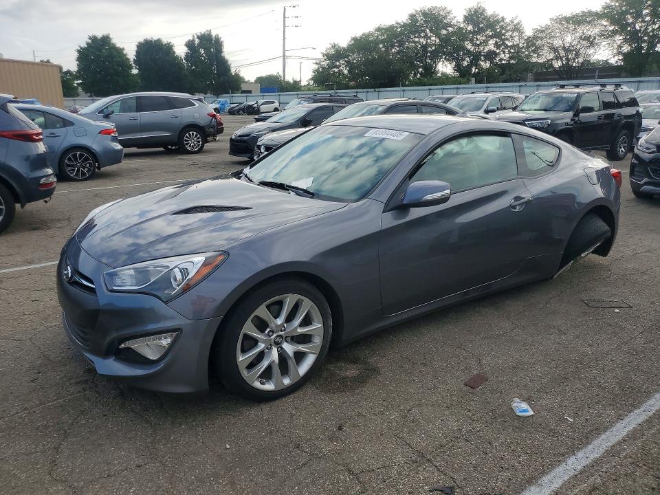 2015 Hyundai Genesis Coupe მანქანა იყიდება აუქციონზე, vin: KMHHT6KJ5FU129934, აუქციონის ნომერი: 85994405