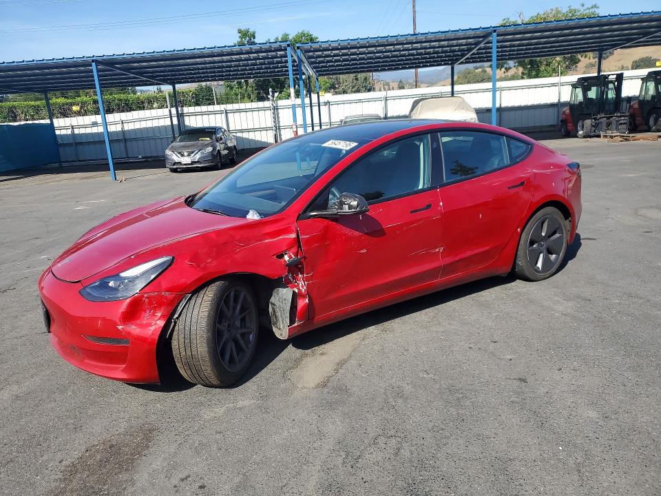 56457196 :رقم المزاد ، 5YJ3E1EA5PF545743 vin ، 2023 Tesla Model 3 مزاد بيع