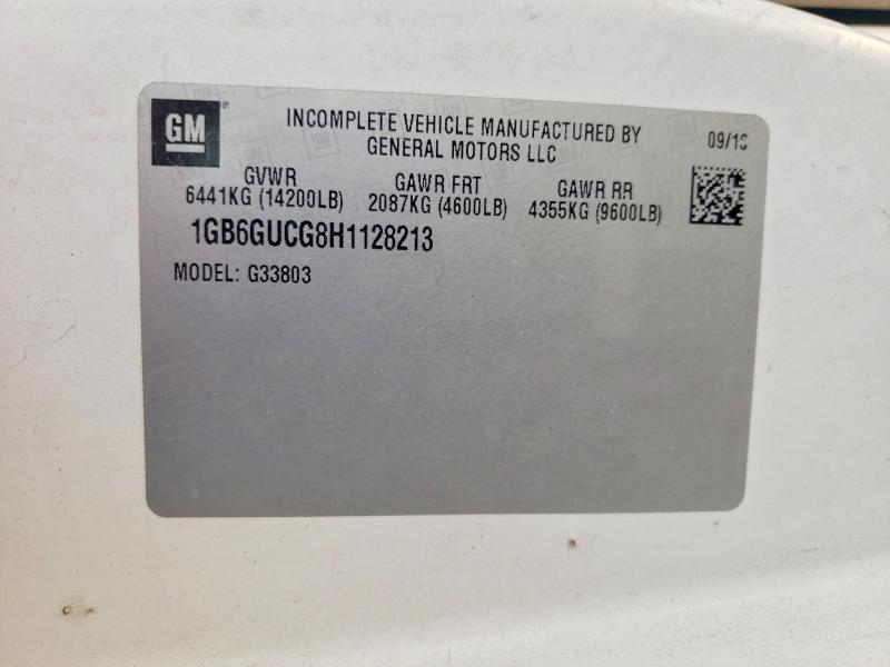 56768816 :رقم المزاد ، 1GB6GUCG8H1128213 vin ، 2017 Chevrolet Express مزاد بيع