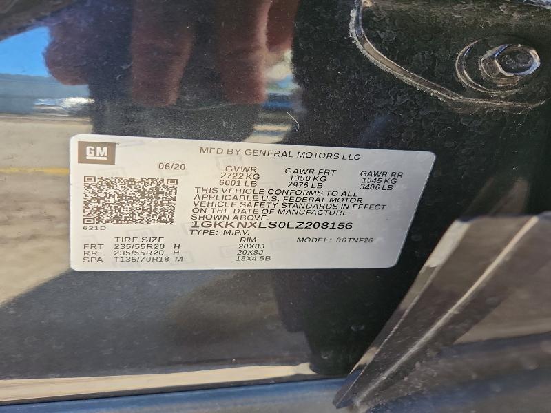 Продажа на аукционе авто 2020 Gmc Acadia, vin: 1GKKNXLS0LZ208156, номер лота: 57543816