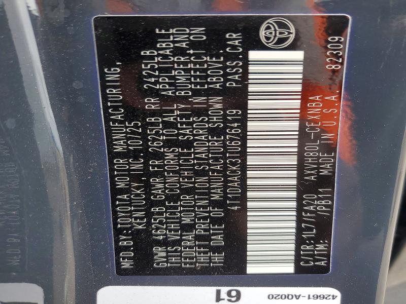 Продаж на аукціоні авто 2026 Toyota Camry, vin: 4T1DAACK3TU676419, номер лоту: 54496926