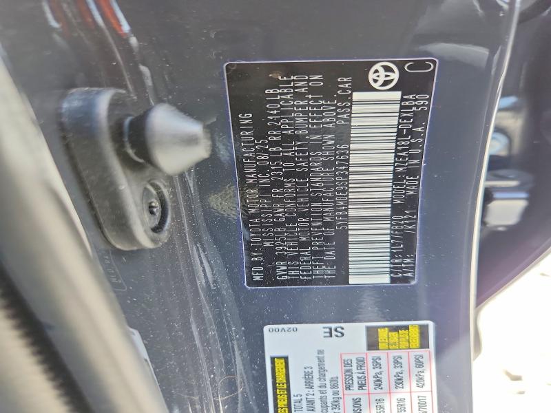 55766716 :رقم المزاد ، 5YFB4MDE9SP347636 vin ، 2025 Toyota Corolla مزاد بيع