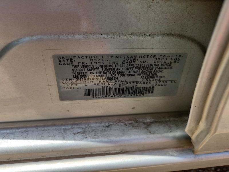 Aukcja sprzedaży 2015 Nissan Sentra, vin: 3N1AB7AP3FL658624, numer aukcji: 55750196