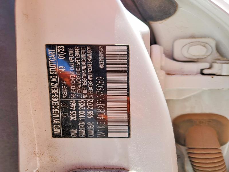 Продажа на аукционе авто 2023 Mercedes-benz Cla, vin: W1K5J4GBXPN378069, номер лота: 57086906