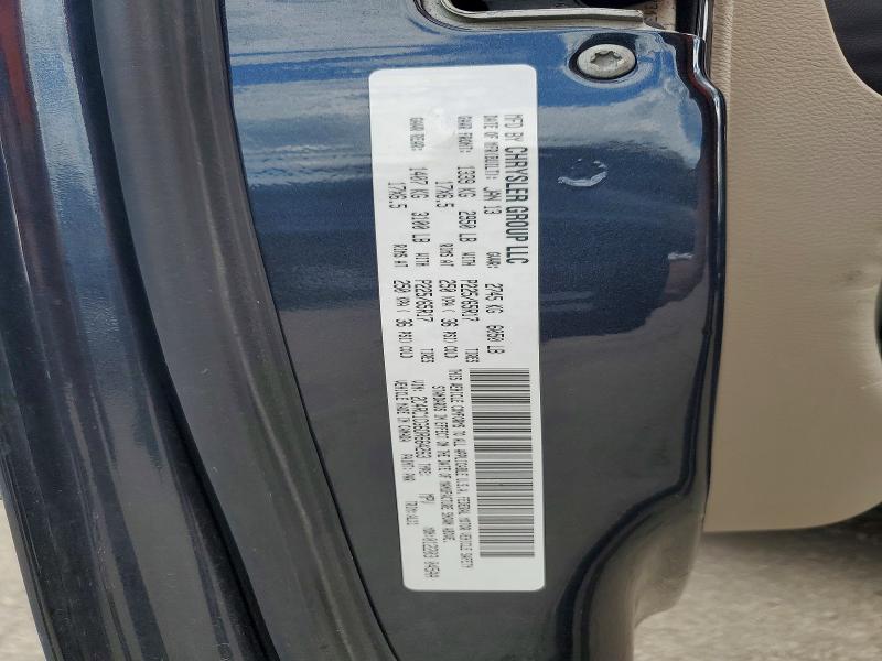 Продажа на аукционе авто 2013 Chrysler Town & Country, vin: 2C4RC1CG6DR664263, номер лота: 58112516