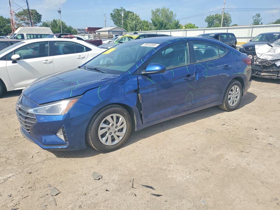 58943586 :رقم المزاد ، 5NPD74LF2KH489995 vin ، 2019 Hyundai Elantra مزاد بيع