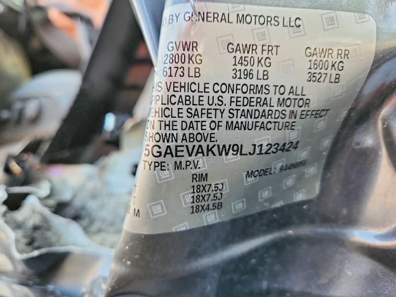 Продажа на аукционе авто 2020 Buick Enclave, vin: 5GAEVAKW9LJ123424, номер лота: 56415826