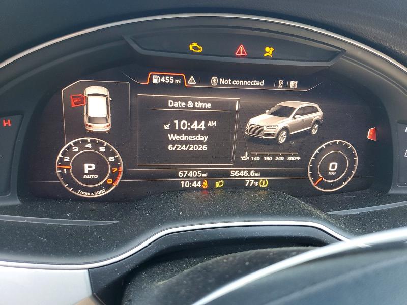 Продажа на аукционе авто 2019 Audi Q7, vin: WA1LHAF76KD018749, номер лота: 57828866