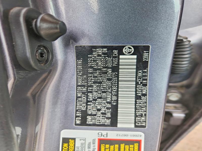 Aukcja sprzedaży 2014 Toyota Camry, vin: 4T1BF1FK8EU359775, numer aukcji: 58397736