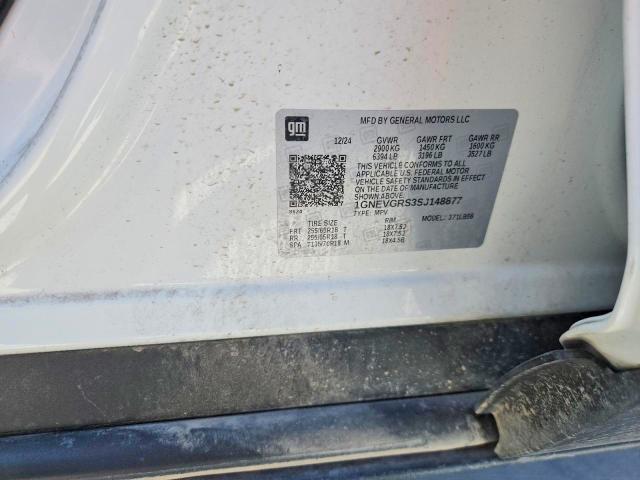 56058656 :رقم المزاد ، 1GNEVGRS3SJ148877 vin ، 2025 Chevrolet Traverse مزاد بيع