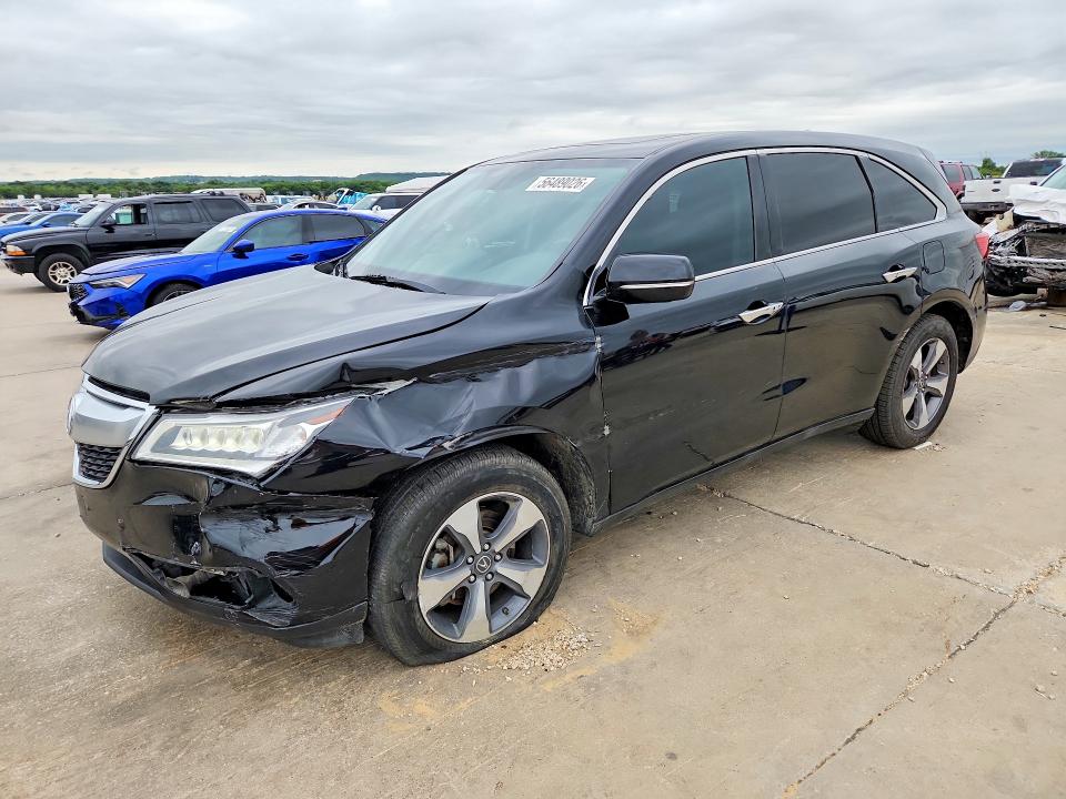 56489026 :رقم المزاد ، 5FRYD3H28GB020781 vin ، 2016 Acura Mdx مزاد بيع