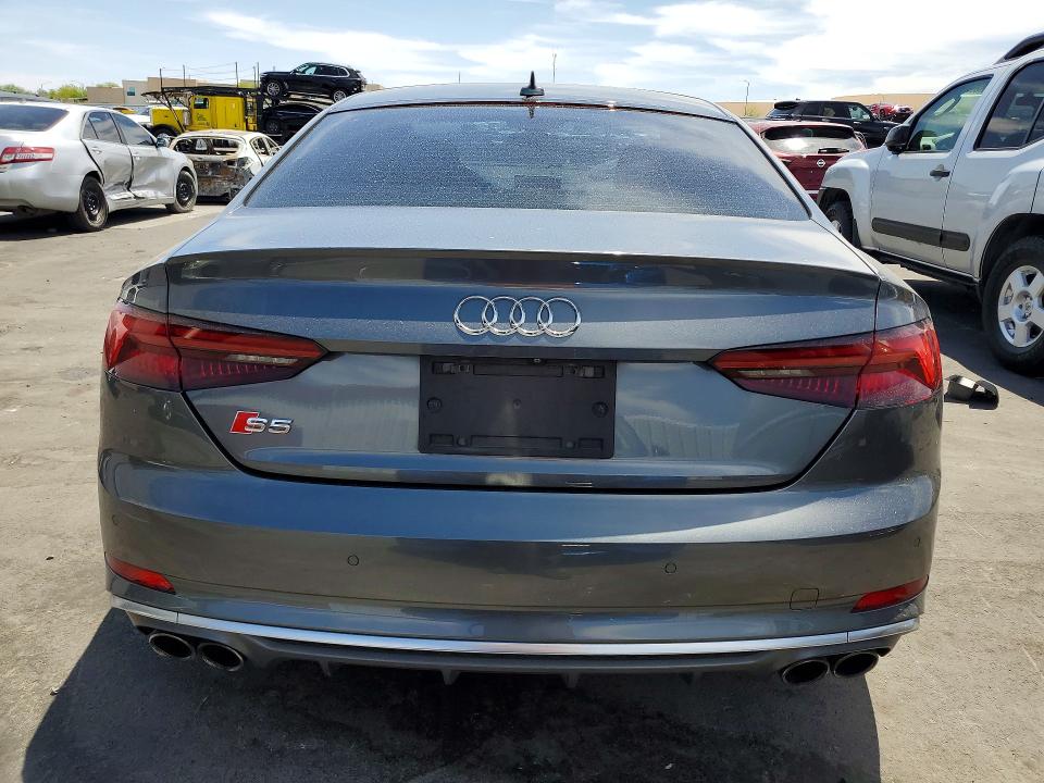 2018 Audi S5 მანქანა იყიდება აუქციონზე, vin: WAUP4AF53JA032803, აუქციონის ნომერი: 55977946