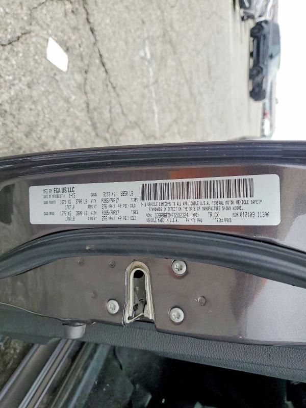 Продаж на аукціоні авто 2015 Ram 1500, vin: 1C6RR6FM4FS592324, номер лоту: 57568626