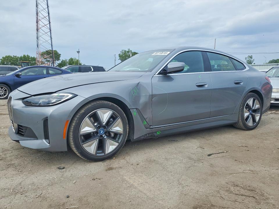 2024 Bmw I4 მანქანა იყიდება აუქციონზე, vin: WBY83FB08RFS82133, აუქციონის ნომერი: 56110616