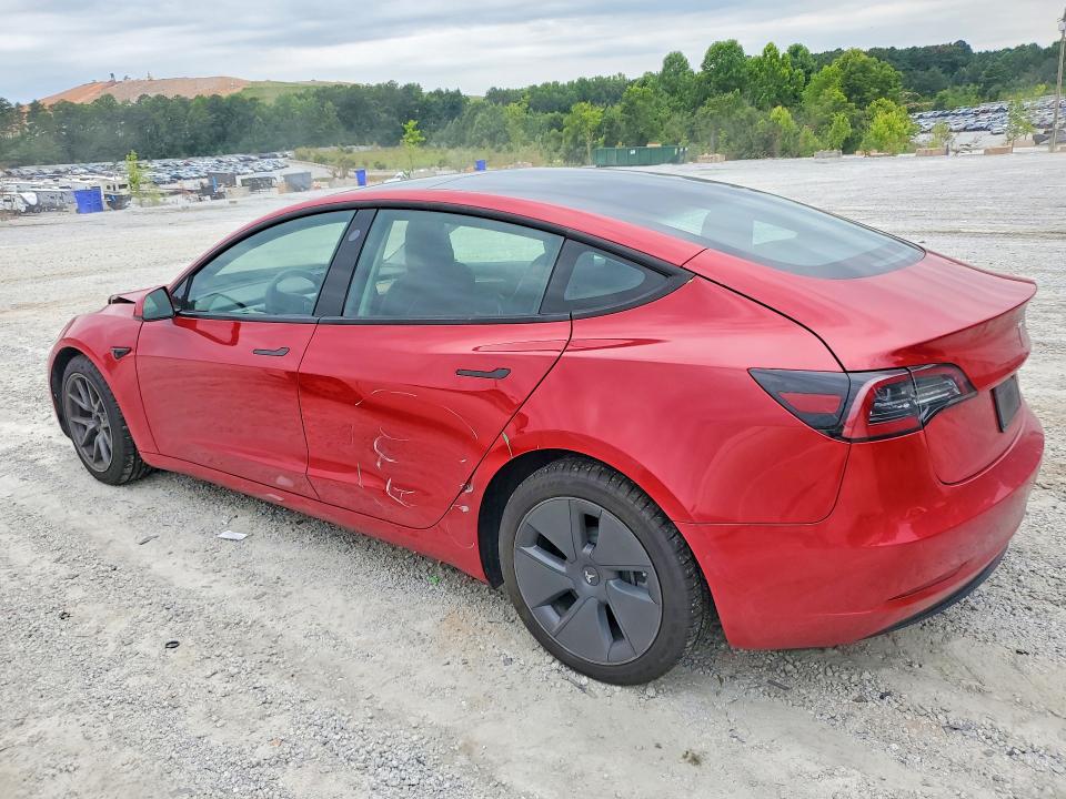 2022 Tesla Model 3 მანქანა იყიდება აუქციონზე, vin: 5YJ3E1EB0NF170057, აუქციონის ნომერი: 58407246