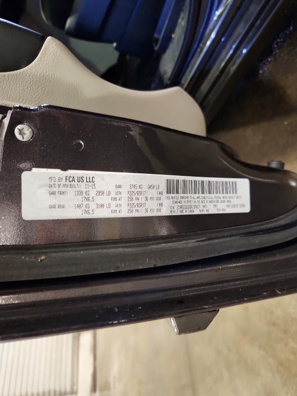 Продаж на аукціоні авто 2016 Dodge Grand Caravan, vin: 2C4RDGBG3GR197017, номер лоту: 57777656