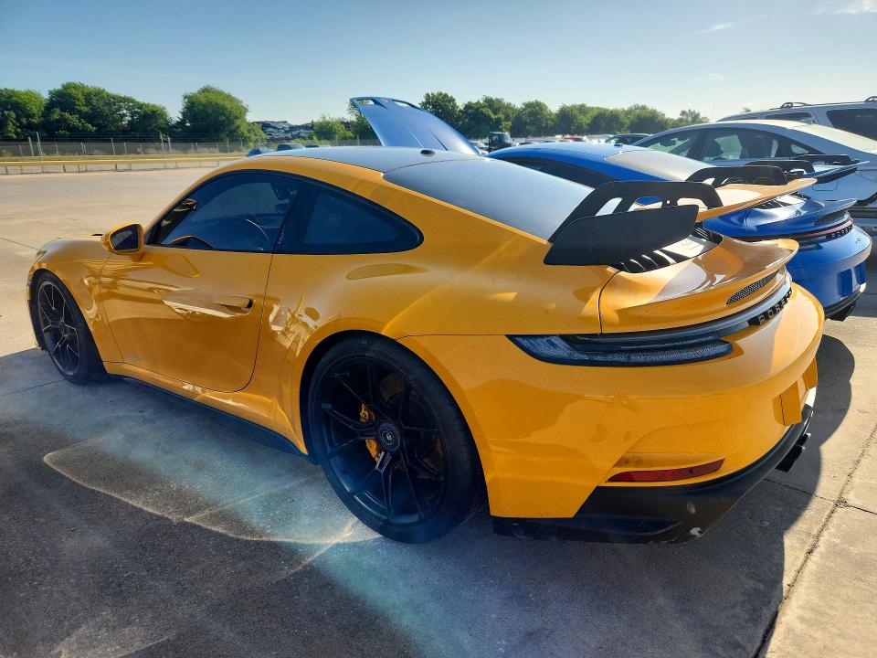 2022 Porsche 911 მანქანა იყიდება აუქციონზე, vin: WP0AC2A99NS270649, აუქციონის ნომერი: 57902086