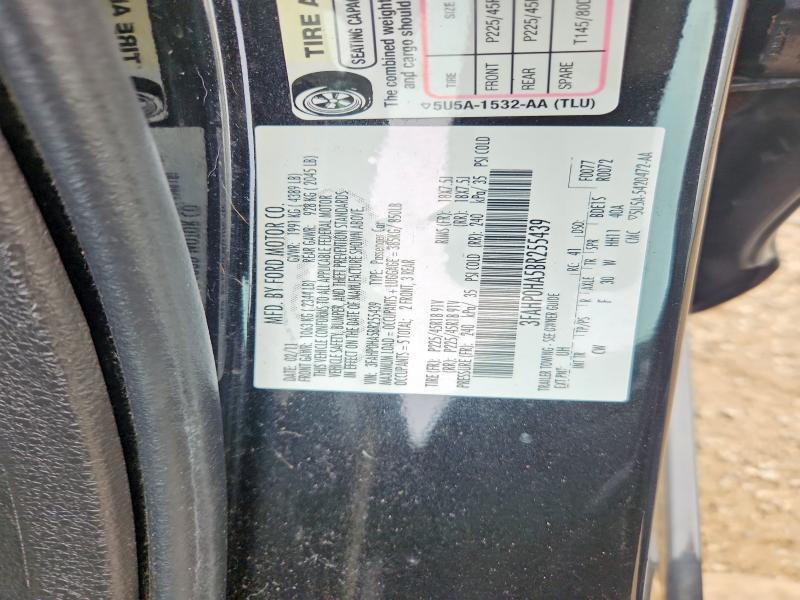 Aukcja sprzedaży 2011 Ford Fusion, vin: 3FAHP0HA5BR255439, numer aukcji: 58800646