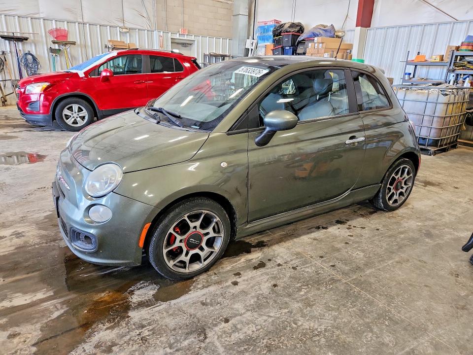 57633976 :رقم المزاد ، 3C3CFFBRXCT139848 vin ، 2012 Fiat 500 مزاد بيع