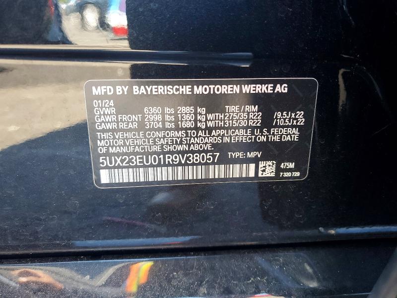 Aukcja sprzedaży 2024 Bmw X5, vin: 5UX23EU01R9V38057, numer aukcji: 56587216
