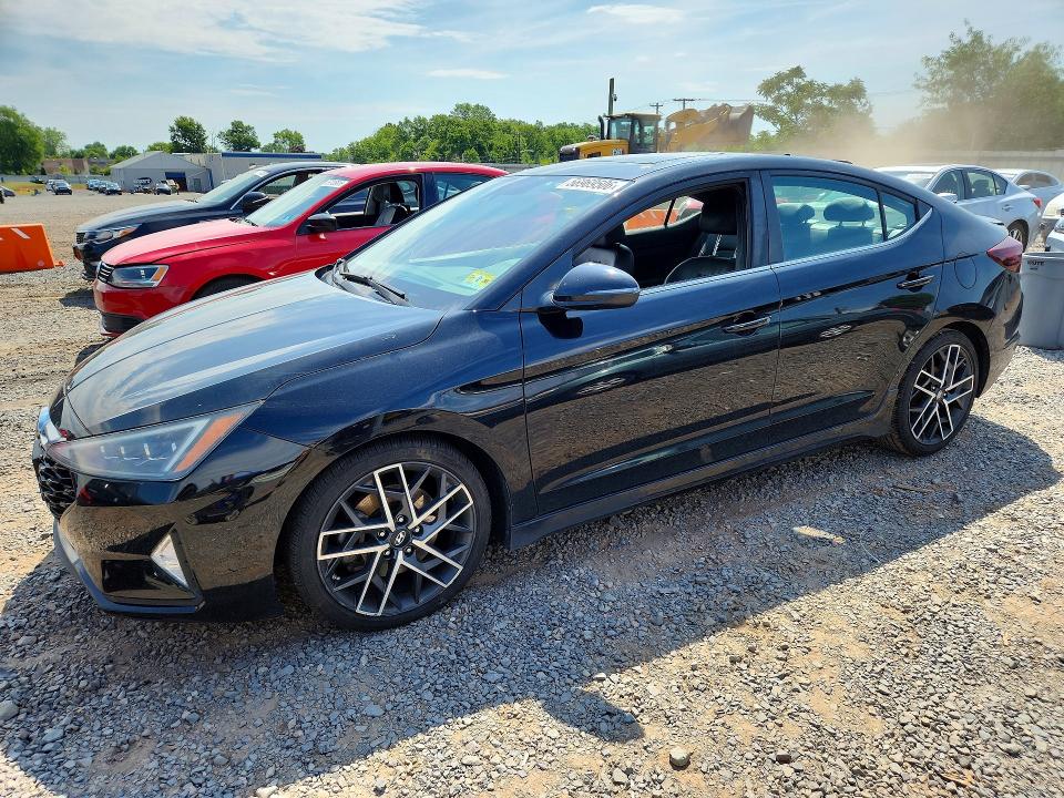 Продаж на аукціоні авто 2019 Hyundai Elantra, vin: KMHD04LBXKU838551, номер лоту: 56969506