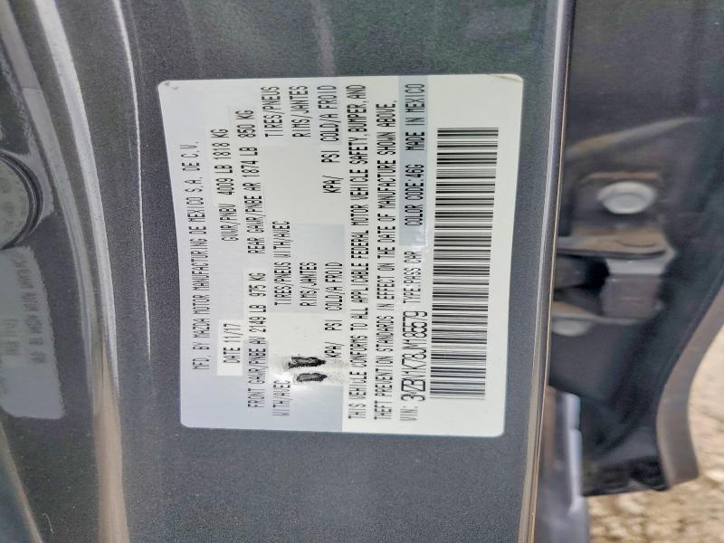 Aukcja sprzedaży 2018 Mazda 3, vin: 3MZBN1K78JM185579, numer aukcji: 58007646