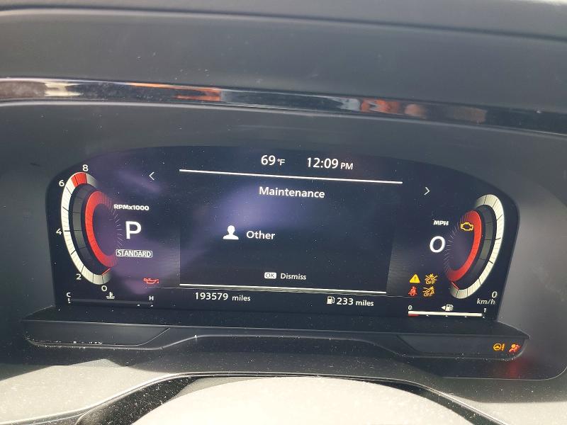 2022 Nissan Pathfinder მანქანა იყიდება აუქციონზე, vin: 5N1DR3DHXNC206422, აუქციონის ნომერი: 57143506