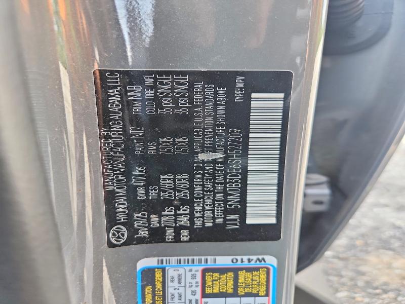 54947796 :رقم المزاد ، 5NMJB3DE6SH527209 vin ، 2025 Hyundai Tucson مزاد بيع
