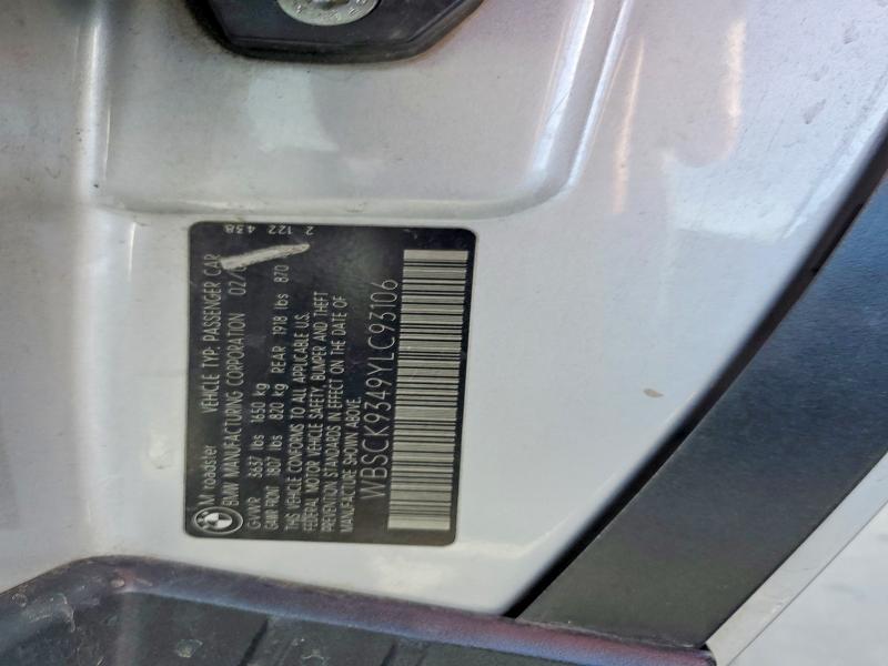 Продажа на аукционе авто 2000 Bmw M, vin: WBSCK9349YLC93106, номер лота: 57562736
