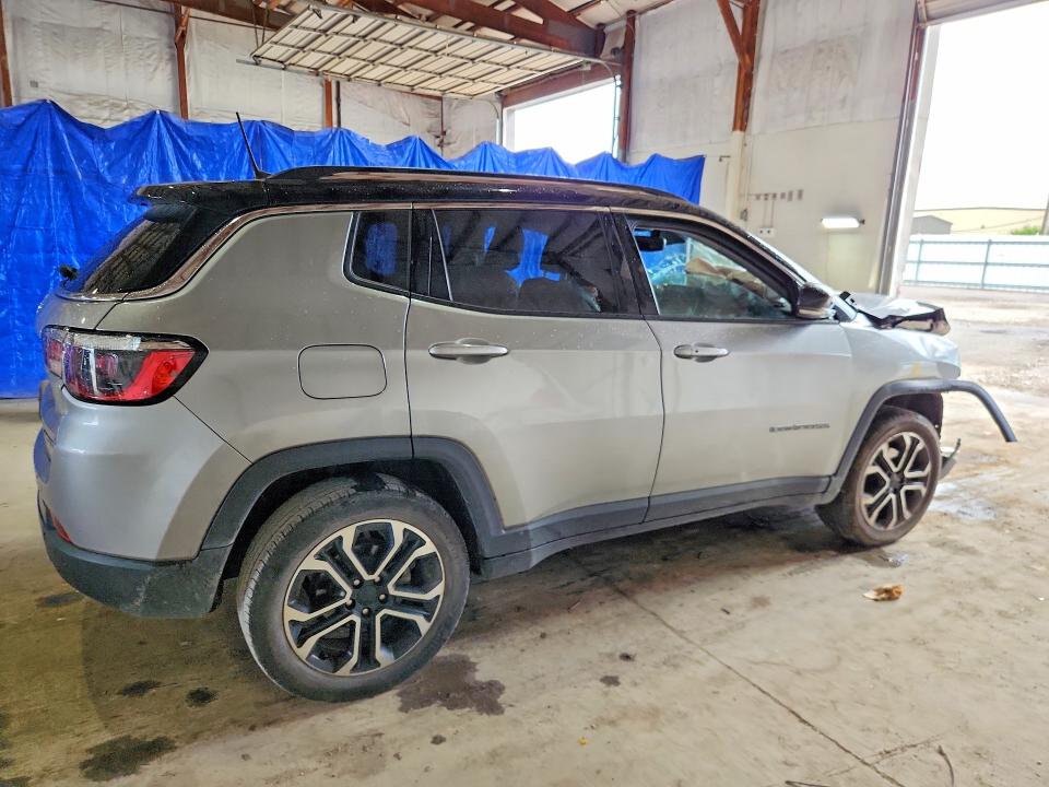 56953486 :رقم المزاد ، 3C4NJDCB6NT112061 vin ، 2022 Jeep Compass مزاد بيع