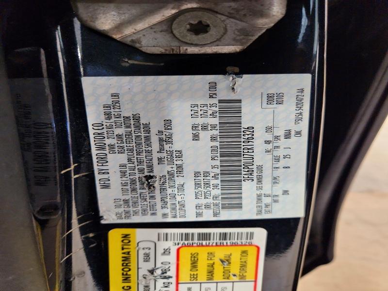 57926486 :رقم المزاد ، 3FA6P0LU7ER196326 vin ، 2014 Ford Fusion مزاد بيع
