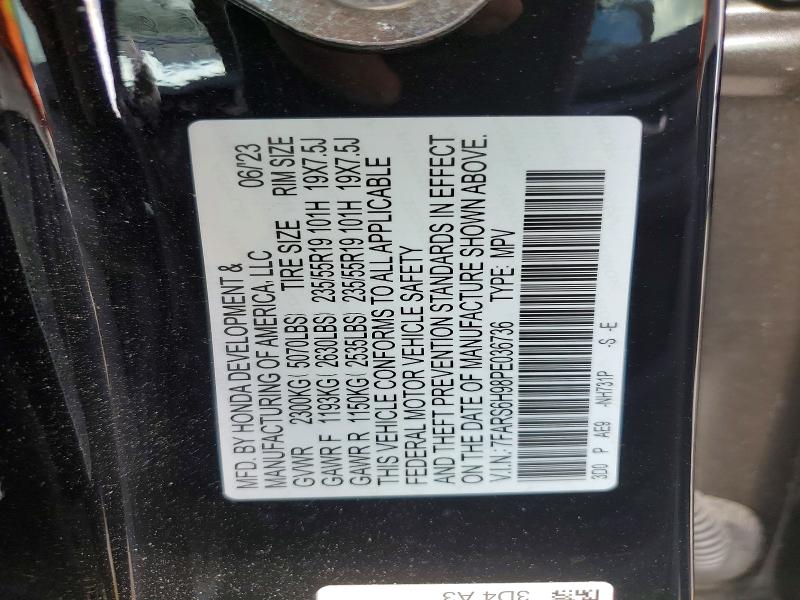 Aukcja sprzedaży 2023 Honda Cr-v, vin: 7FARS6H98PE036736, numer aukcji: 58847386