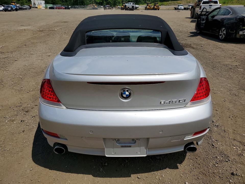 2004 Bmw 645 მანქანა იყიდება აუქციონზე, vin: WBAEK734X4B260601, აუქციონის ნომერი: 57234256