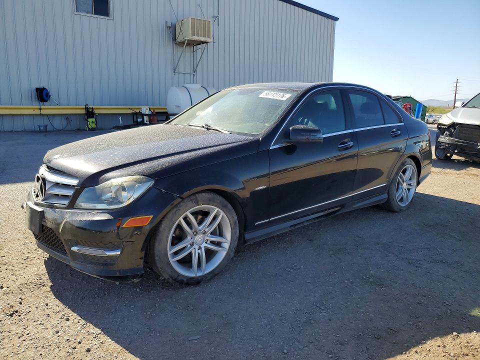 Auction sale of the 2012 Mercedes-benz C, vin: WDDGF4HB7CA637448, lot number: 56113176