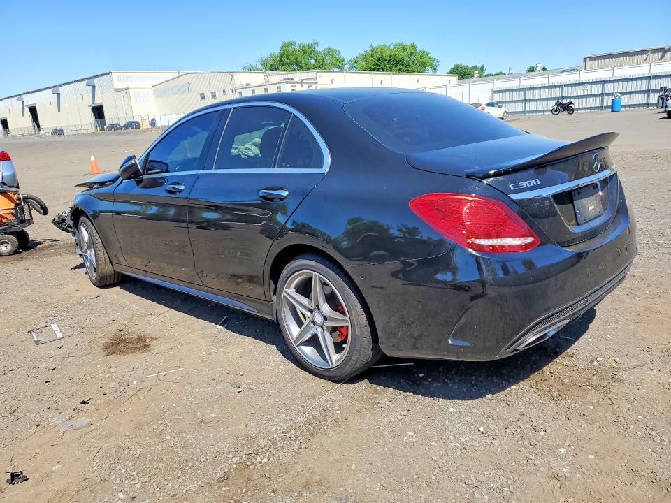 55845356 :رقم المزاد ، 55SWF4KB9HU186521 vin ، 2017 Mercedes-benz C مزاد بيع