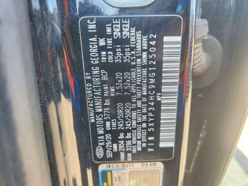 Aukcja sprzedaży 2021 Kia Telluride, vin: 5XYP34HC9MG125042, numer aukcji: 56032276